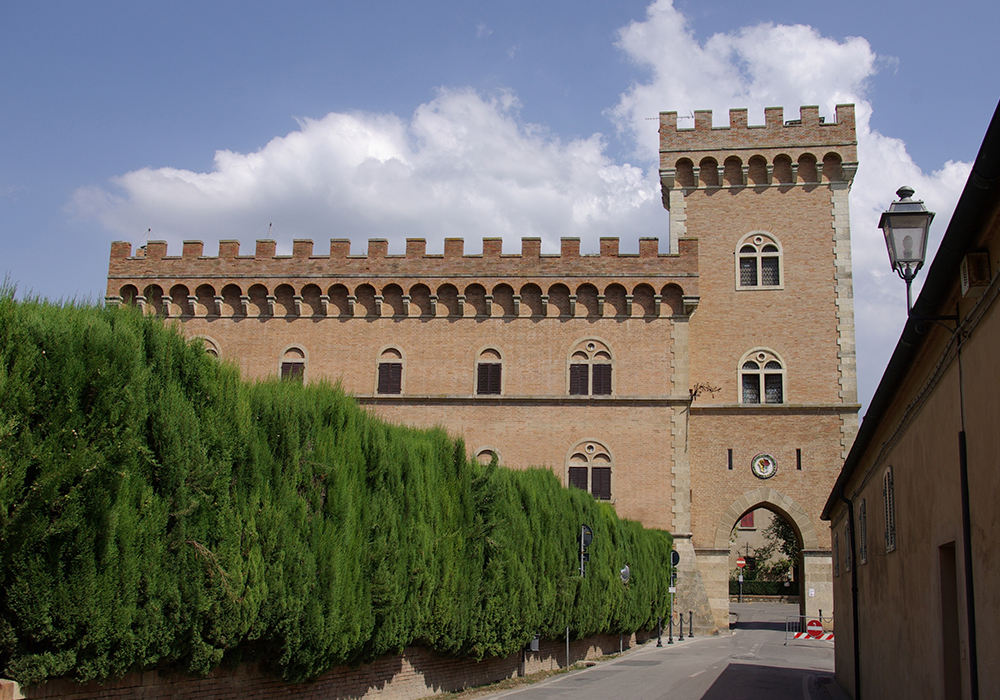 Bolgheri Castle exterior view